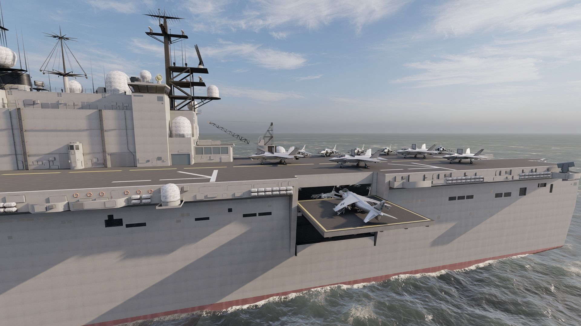 US NAVY AIRCRAFT CARRIER 3D model_10