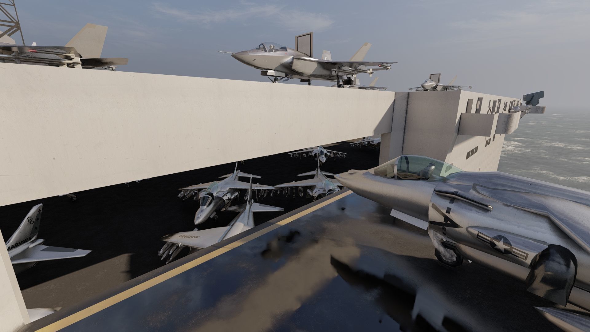 US NAVY AIRCRAFT CARRIER 3D model_31