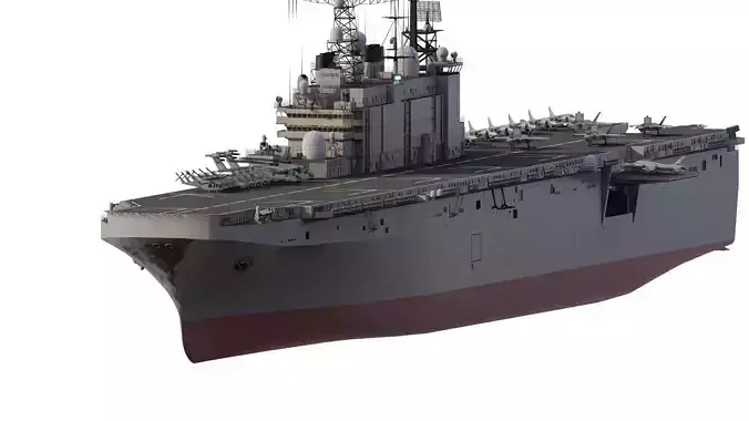 US NAVY AIRCRAFT CARRIER 3D model
