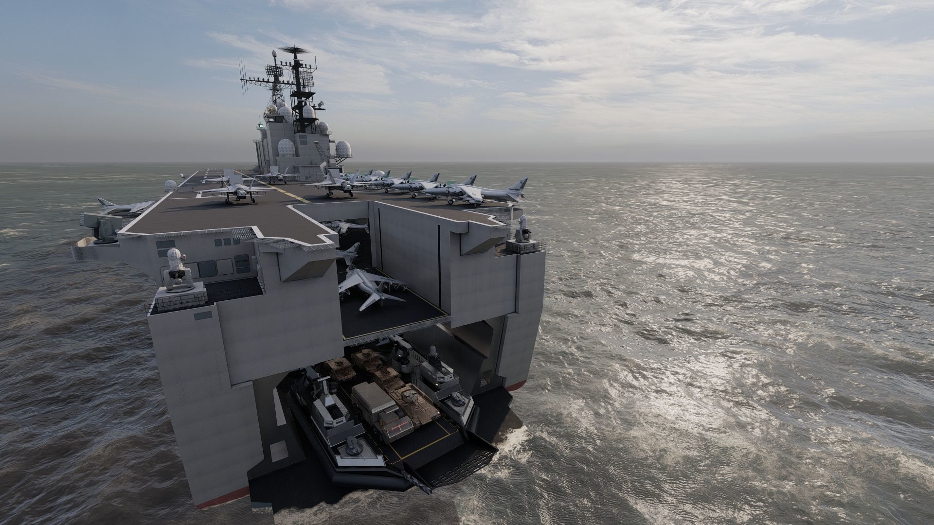 US NAVY AIRCRAFT CARRIER 3D model_12