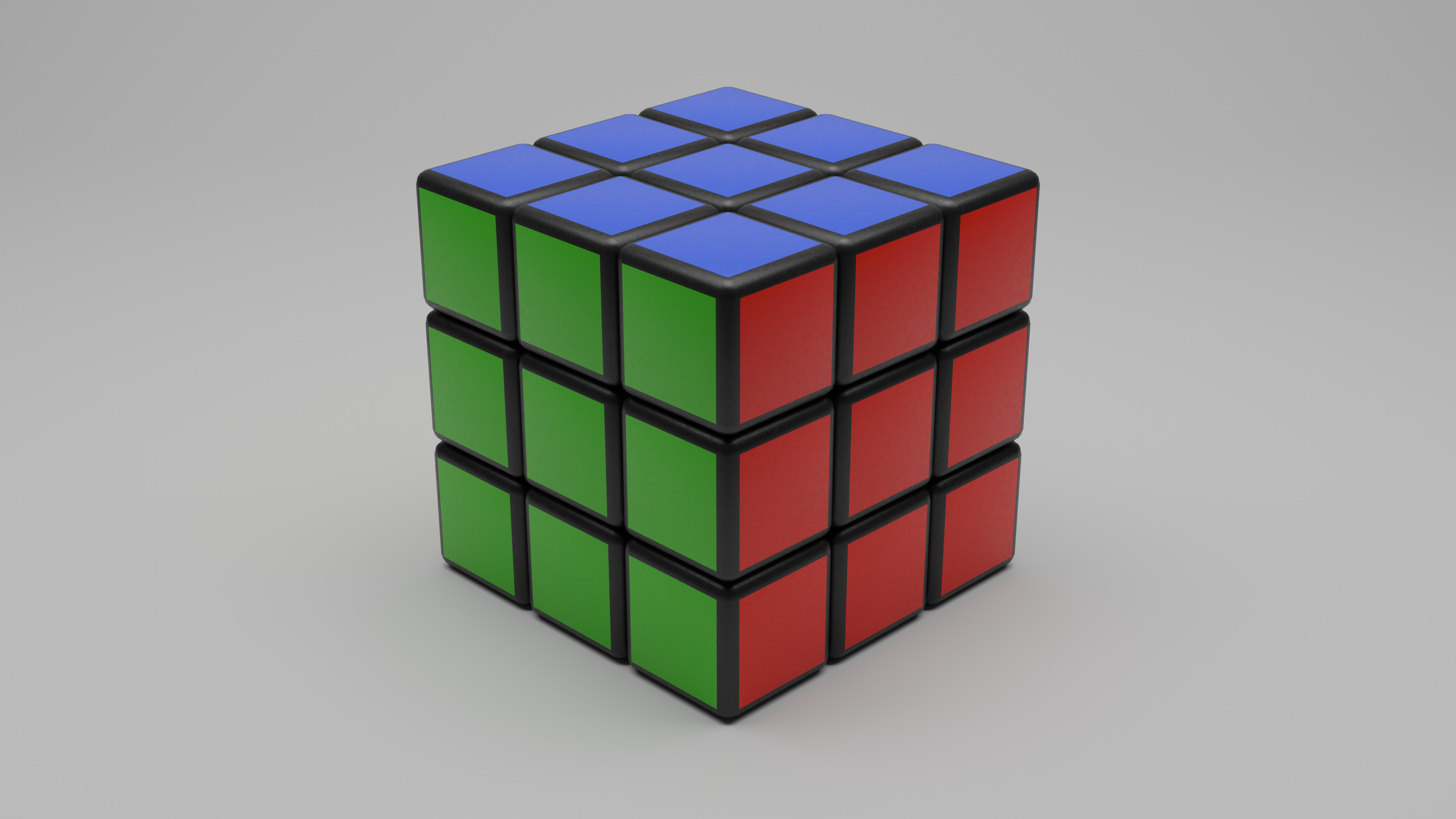Rubiks Cube Free 3D model_1