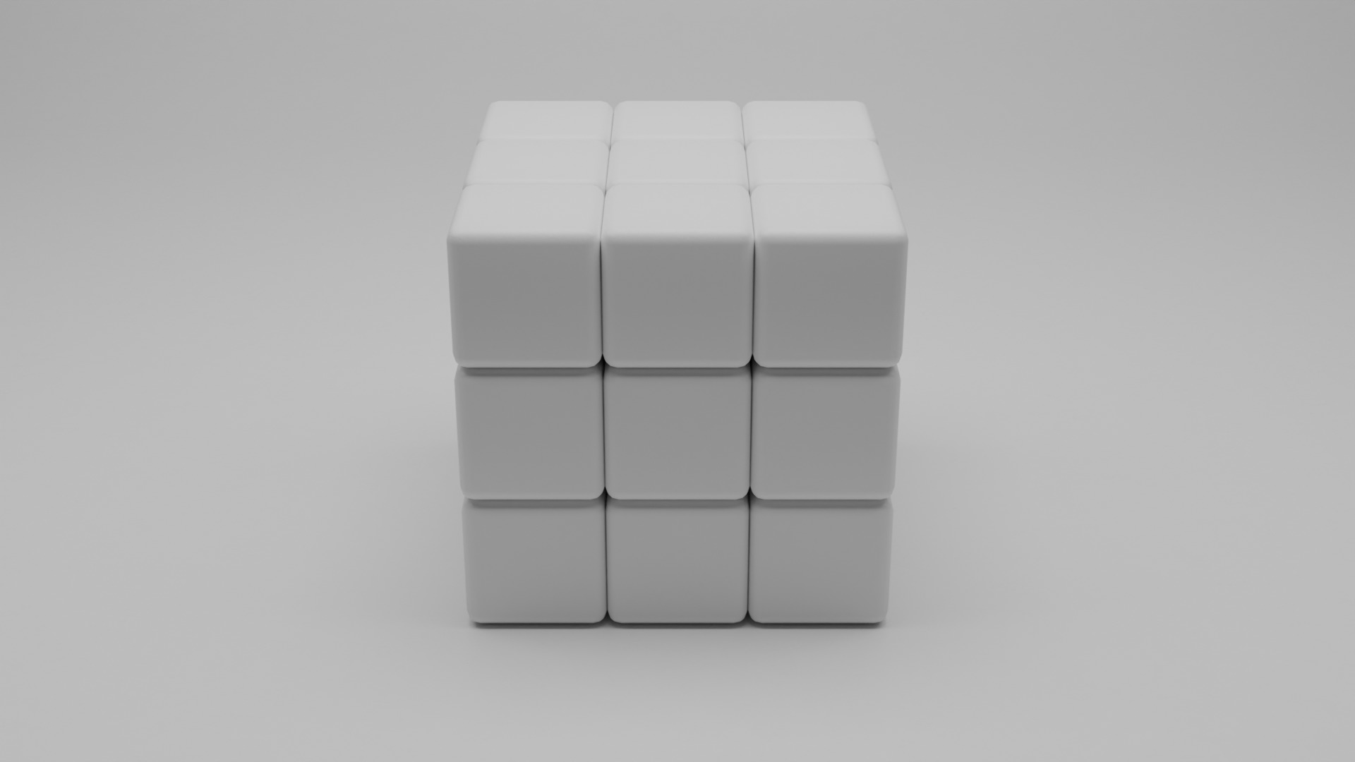 Rubiks Cube Free 3D model_4
