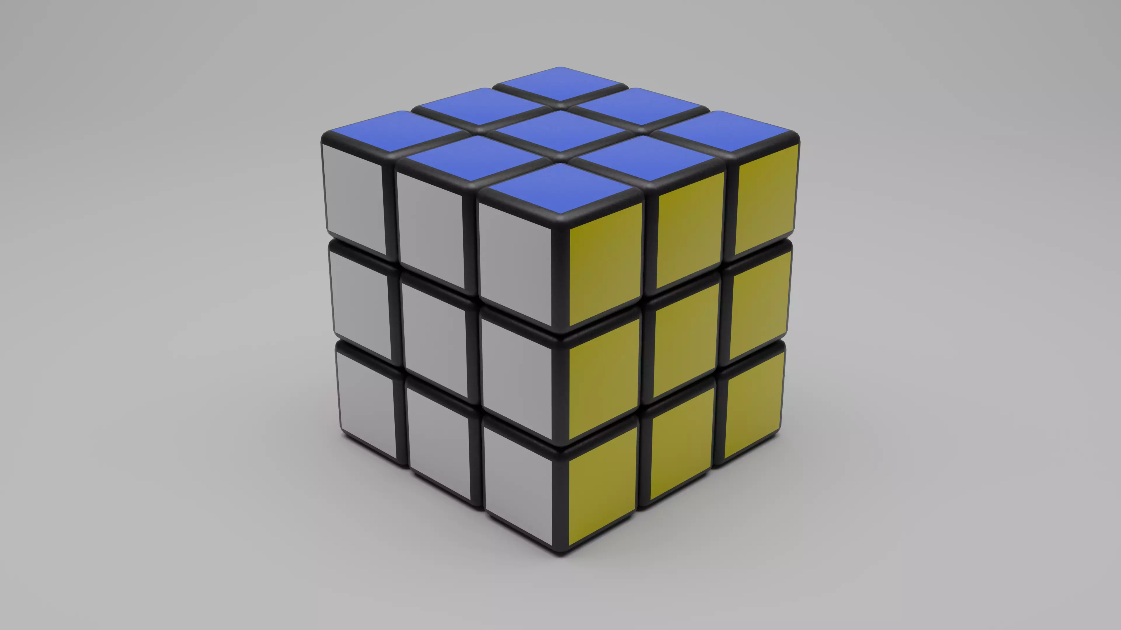 Rubiks Cube Free 3D model_0