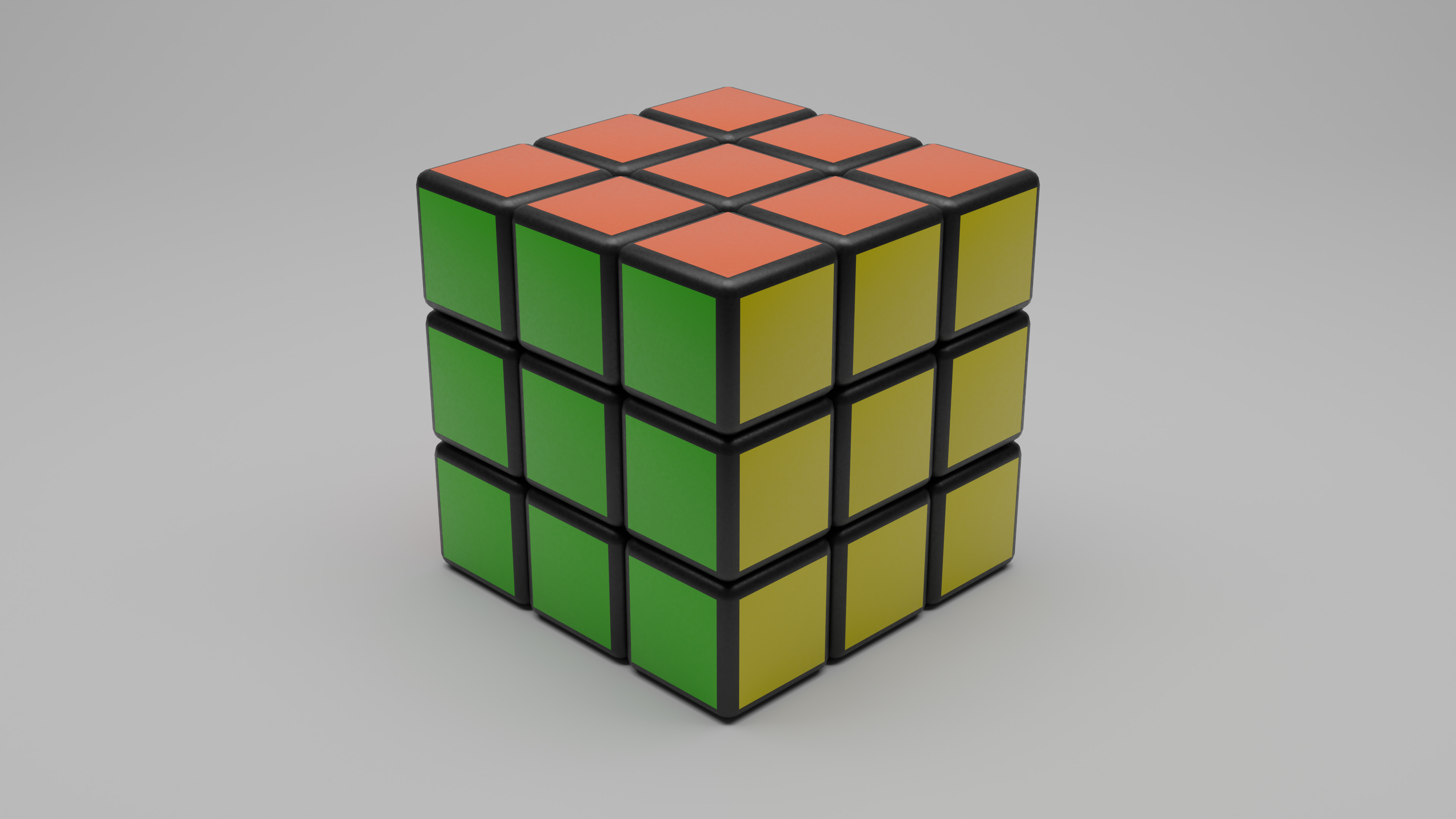 Rubiks Cube Free 3D model_5