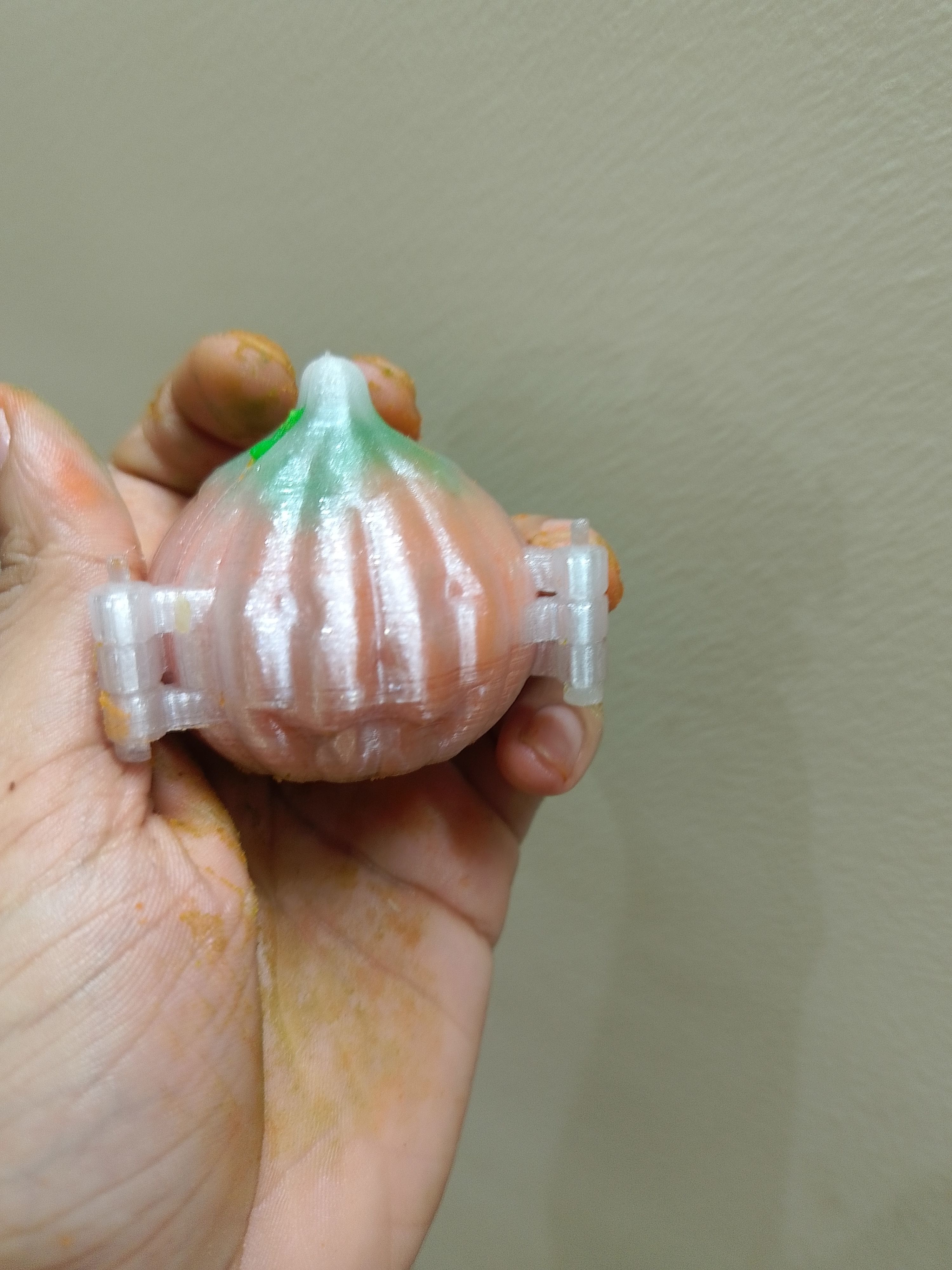 Pumpkin Modak Mold - Dumpling Mold - Halloween Themed 3D print model_11