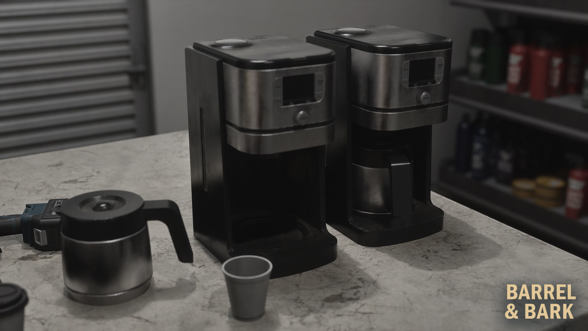 Tire Repair Shop Environment Low-poly 3D model_12