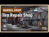 Tire Repair Shop Environment Low-poly 3D model_1