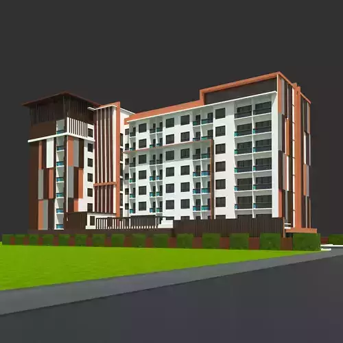 Condominium Apartment Complex with Swimming Pool