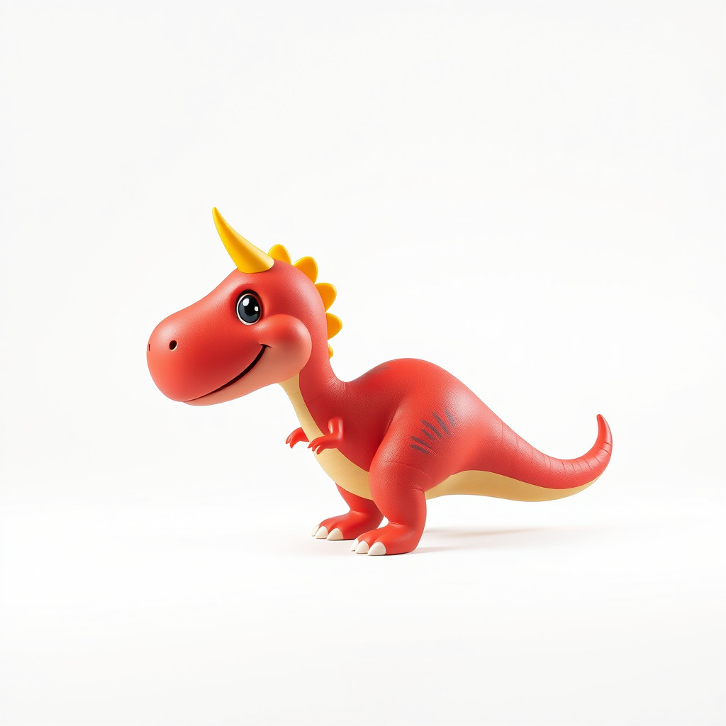 Cute Cartoon Dinosaur Model Pack Low-poly 3D model_2