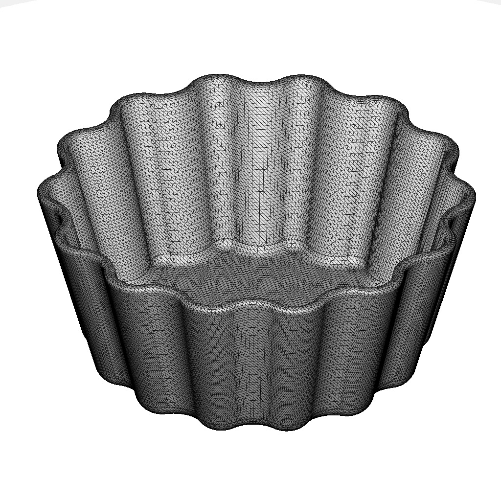 Premium Cup Cake Mold 3D print model_4