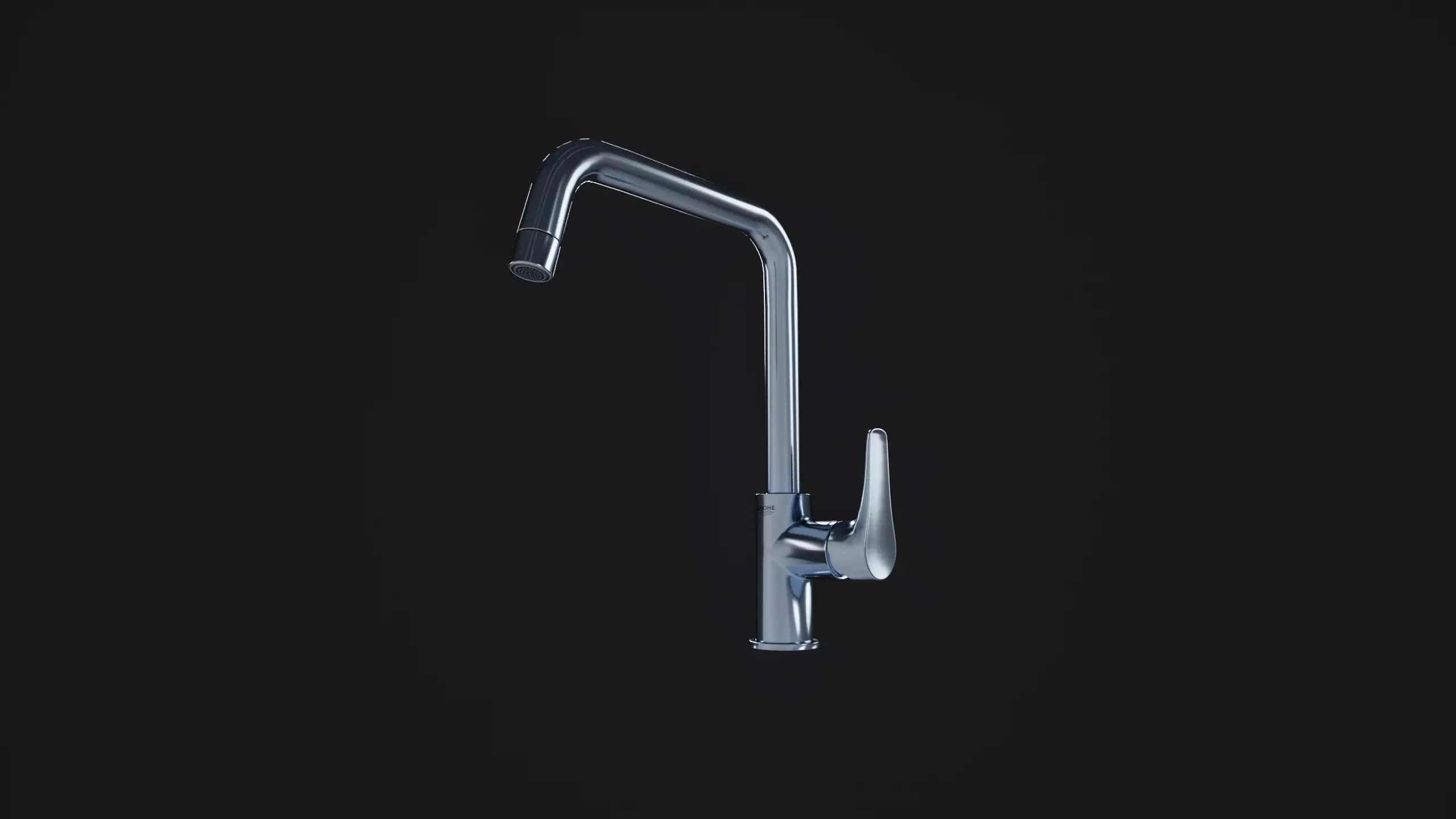 GROHE VIA 30568000 kitchen faucet Free low-poly 3D model