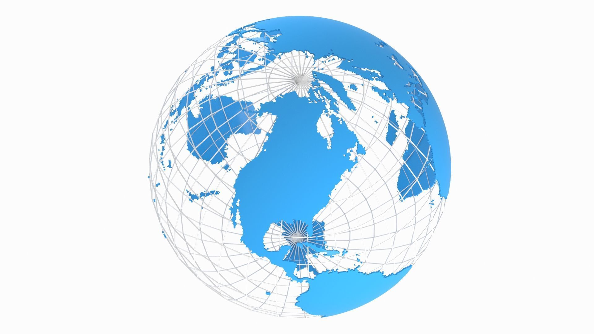 Globe News Skeleton Peter River  Color 3D model_1