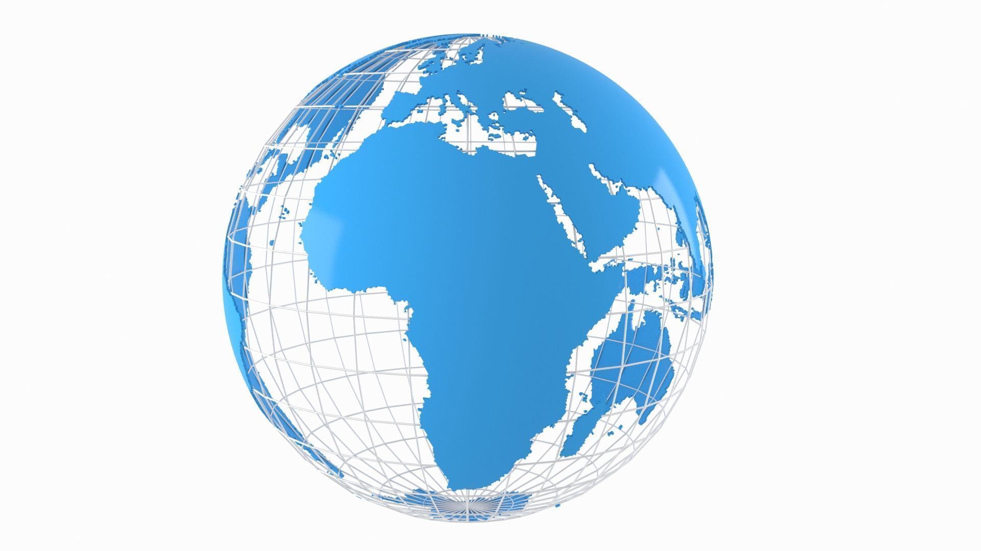 Globe News Skeleton Peter River  Color 3D model_2