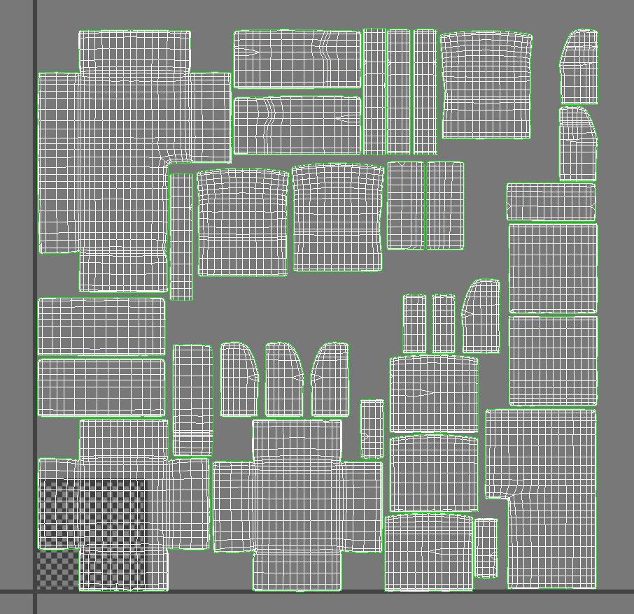 Morgan Modular Chaise Sectional Low-poly 3D model_21