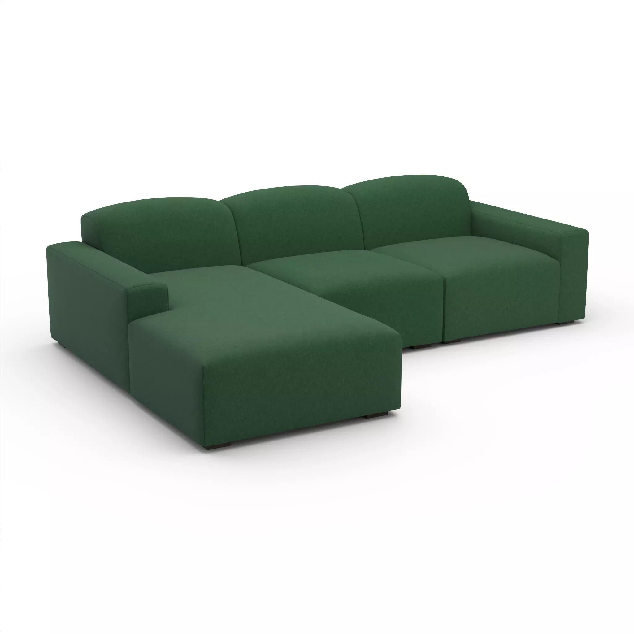 Morgan Modular Chaise Sectional Low-poly 3D model_0