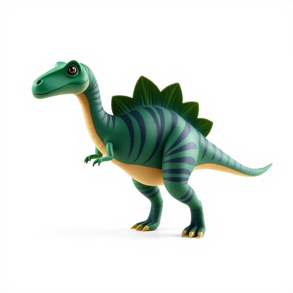 Cartoon Dinosaur Model Pack with Vibrant Textures Low-poly 3D model_2