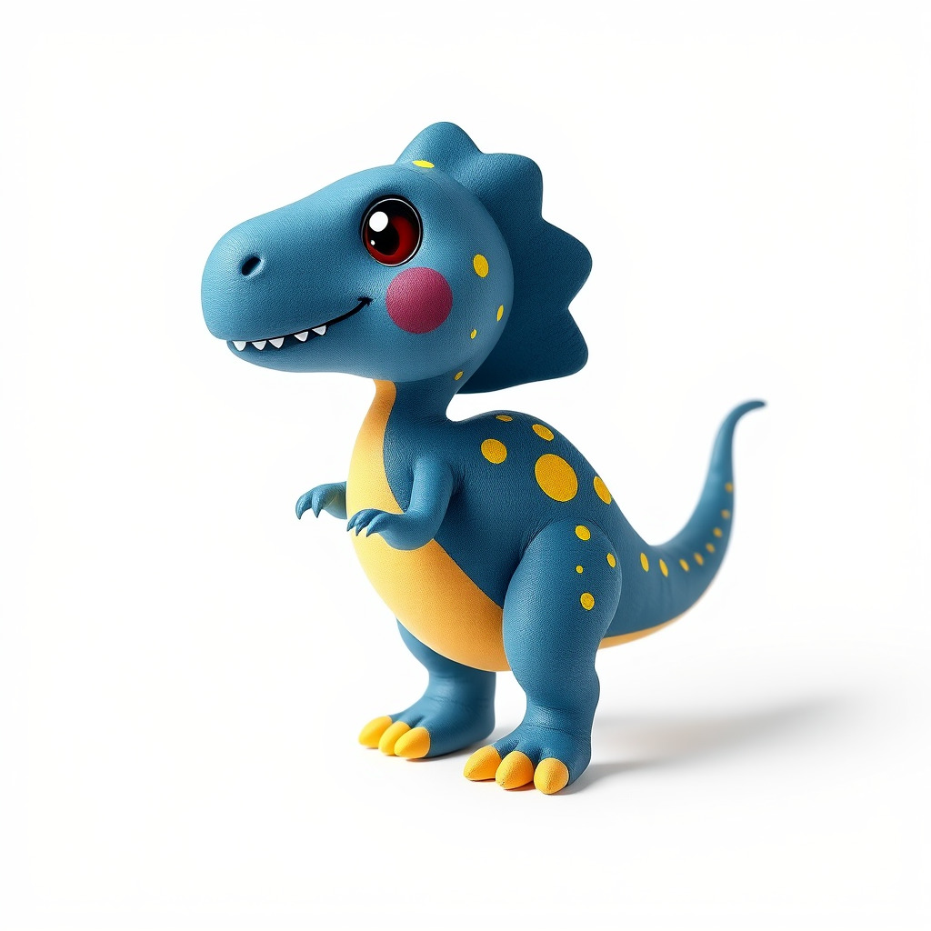 Cartoon Dinosaur Model Pack Low-poly 3D model_2