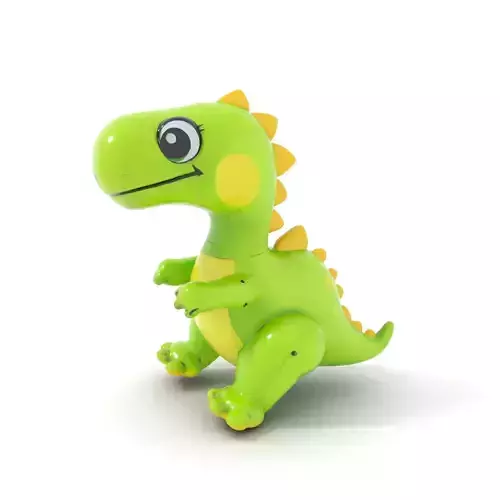 Inflatable Dinosaur Toy Model Pack for D Rendering