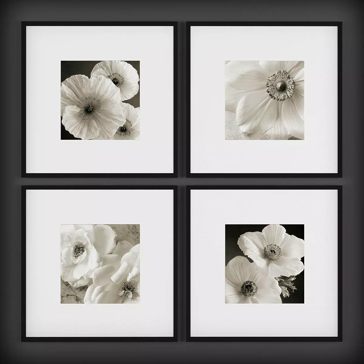 Picture Frames Low-poly 3D model_0