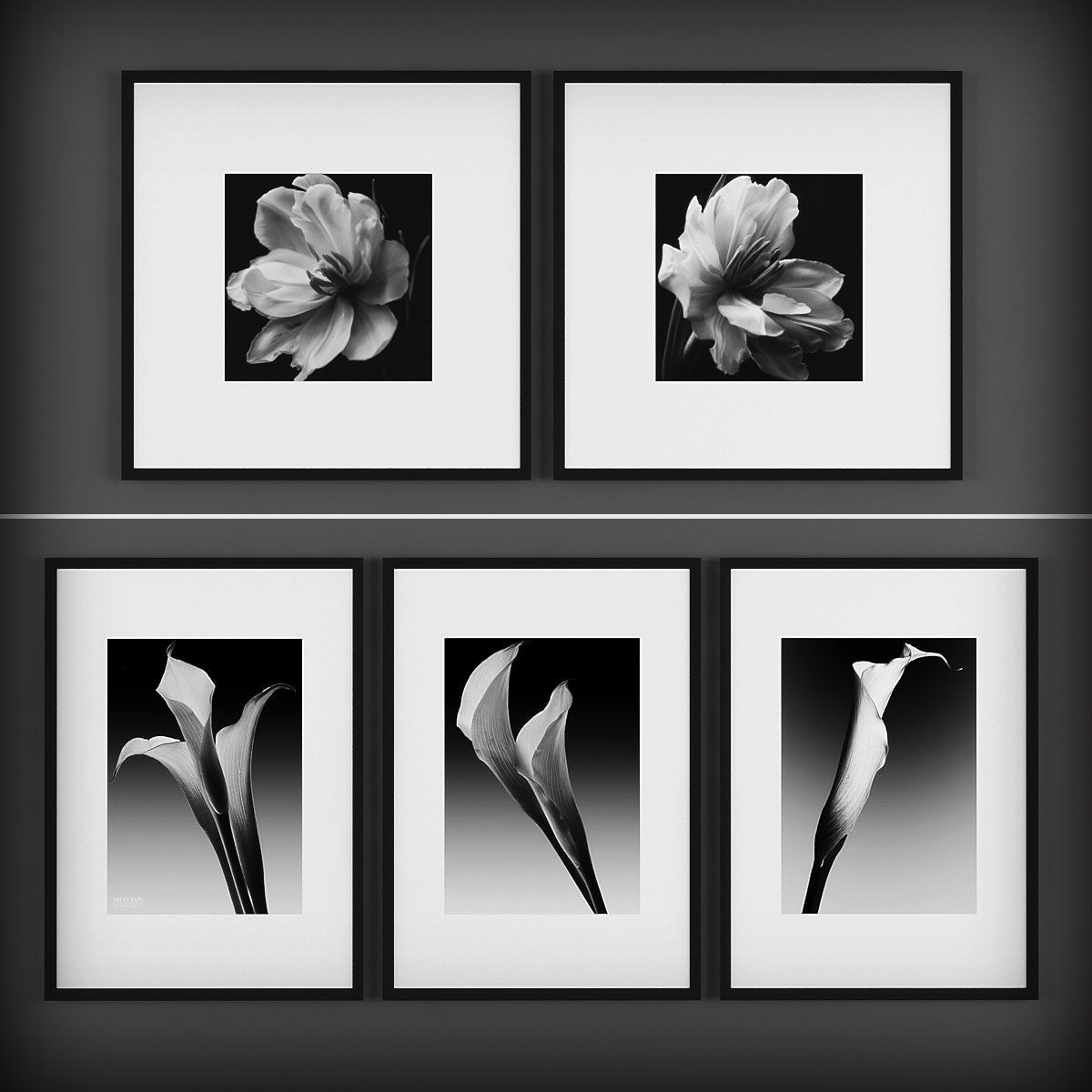 Picture Frames Low-poly 3D model_2