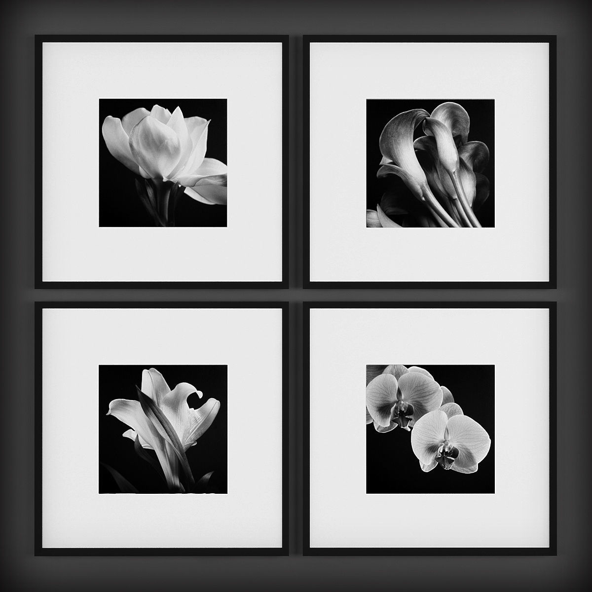 Picture Frames Low-poly 3D model_1