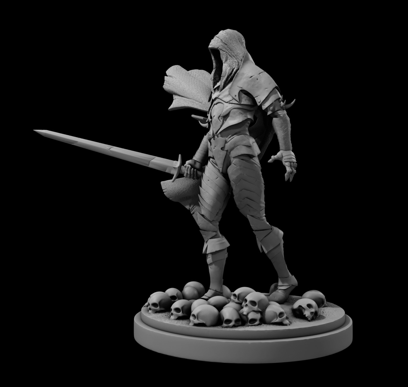 Death Knight 41mm 3D print model_3