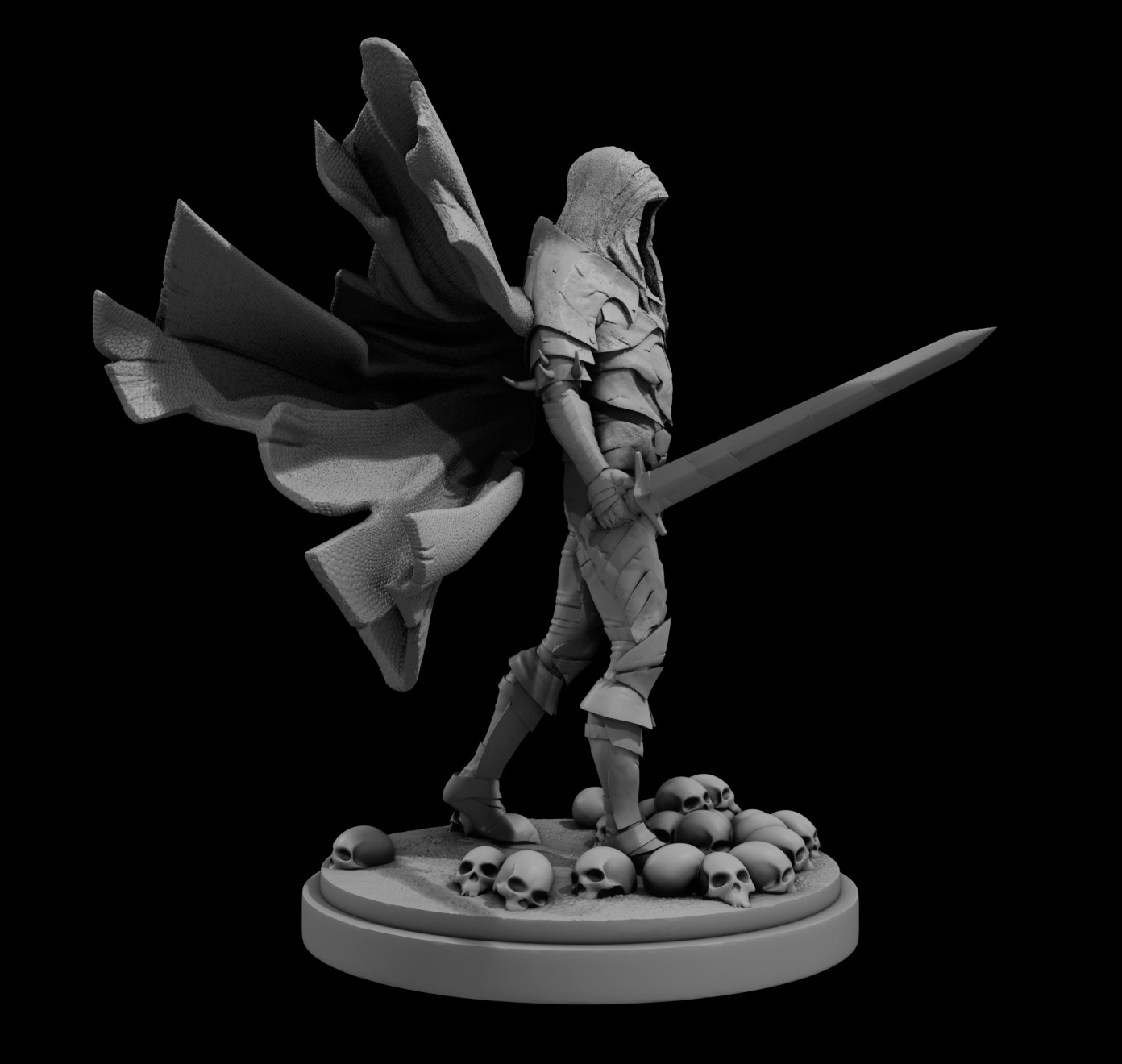 Death Knight 41mm 3D print model_4