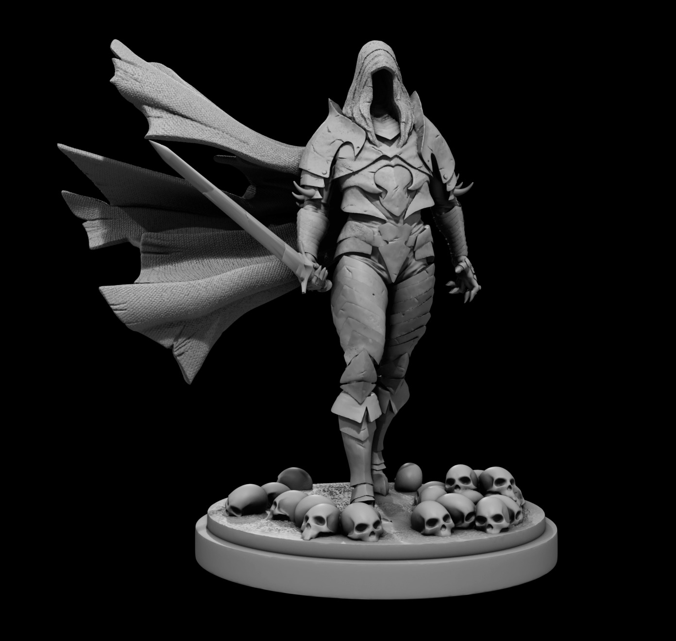 Death Knight 41mm 3D print model_2