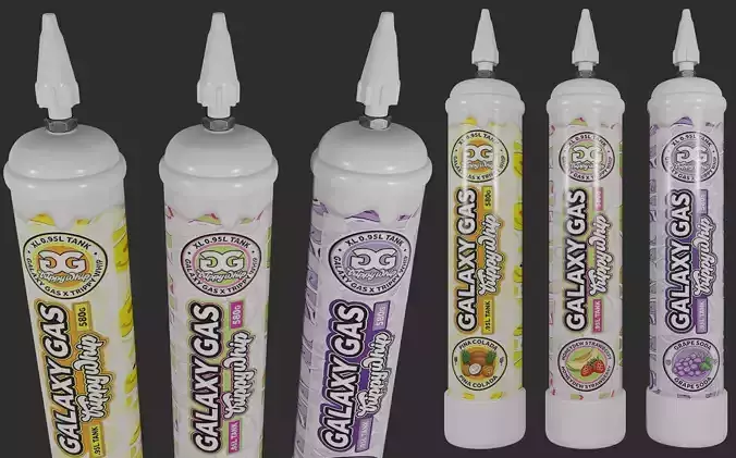 Galaxy Gas Trippy Whip XL - 1 Liter Tank - Nitrous Oxide