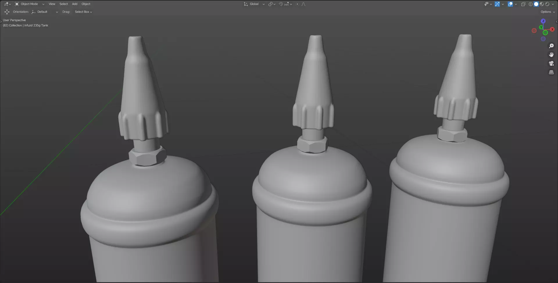 Galaxy Gas Trippy Whip XL - 1 Liter Tank - Nitrous Oxide 3D model_3