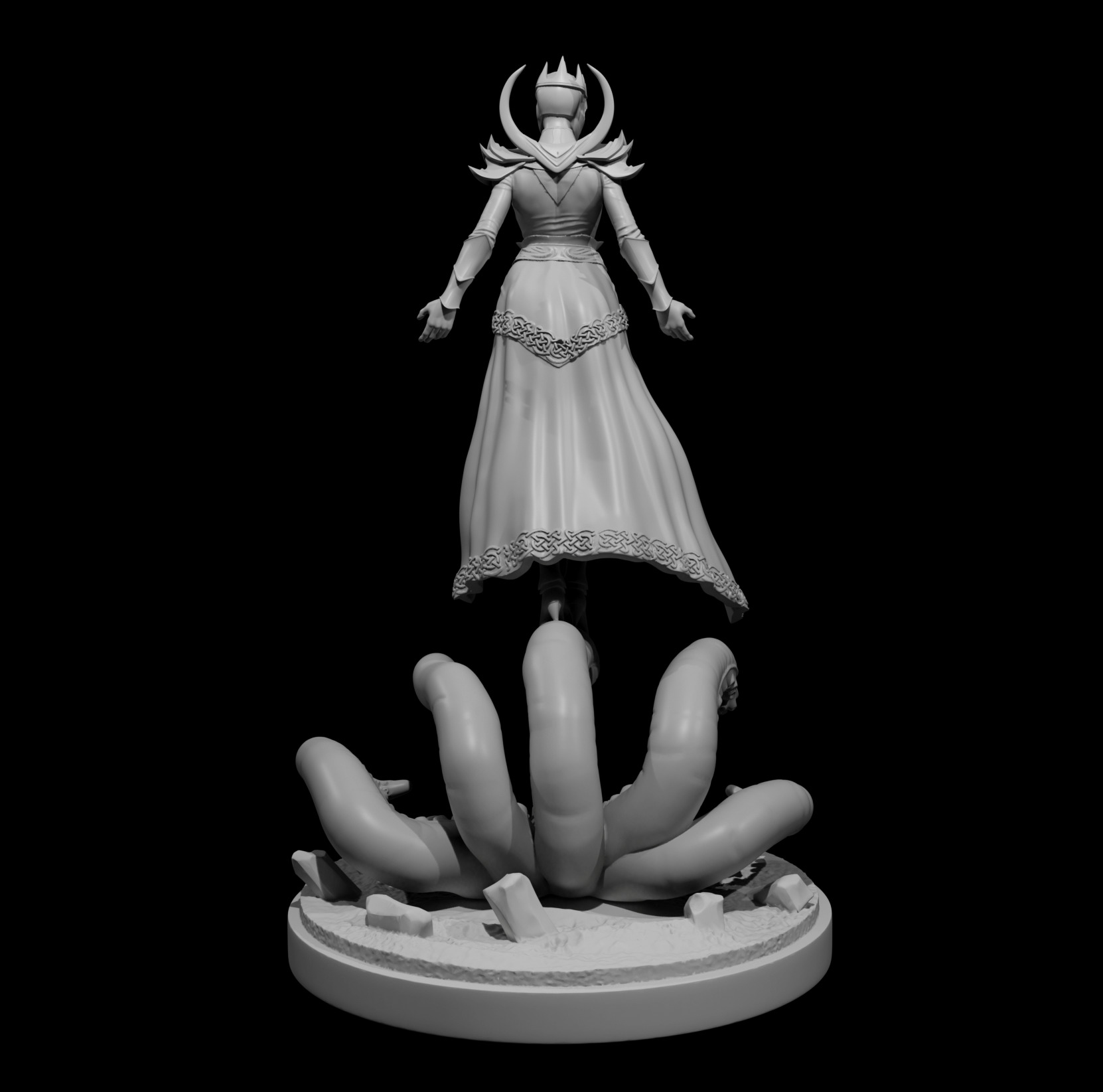 56mm Priestess 3D print model_5