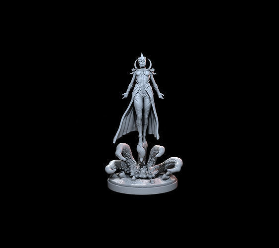 56mm Priestess 3D print model