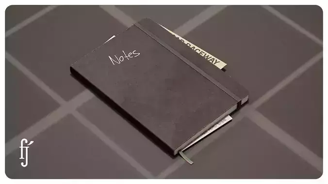 Hardcover Notebook with Elastic Band
