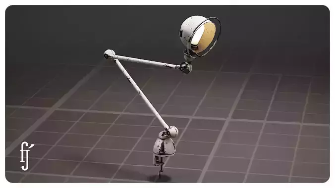 Articulated Desk Lamp - Industrial Architect Clamp Light 