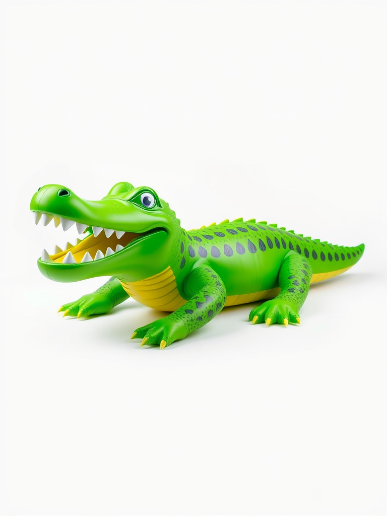 Inflatable Crocodile Model Pack for Interactive Displays and ... Low-poly 3D model_2