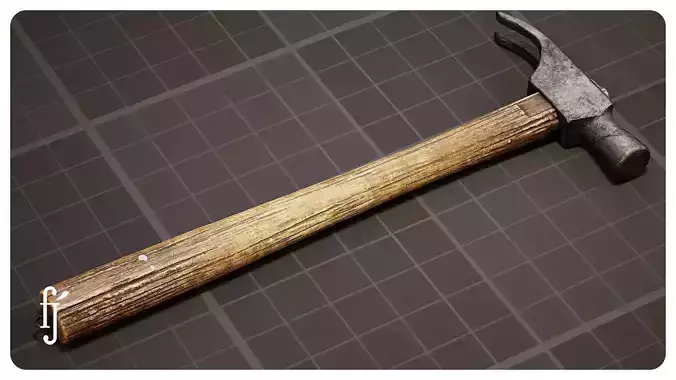 Classic Claw Hammer with Weathered Wood Handle