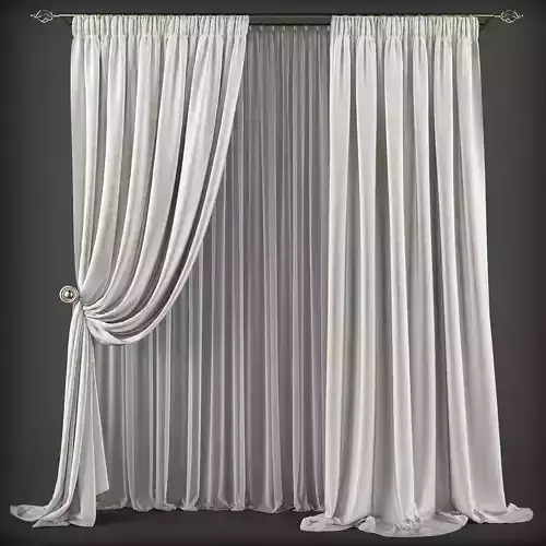 Curtain 3D model 198