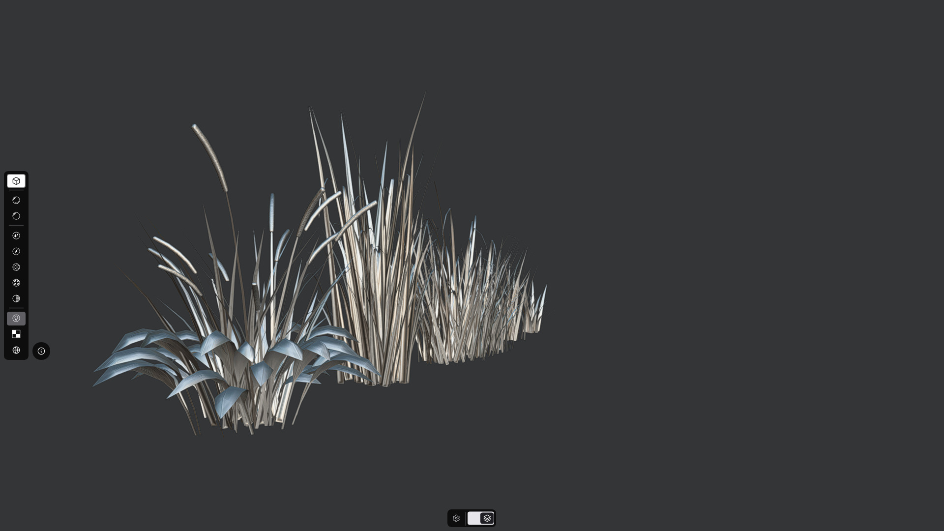 Grass Set 01 - 05 Low-poly 3D model_13