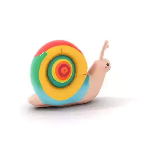 Colorful Snail Inflatable Toy Model Pack