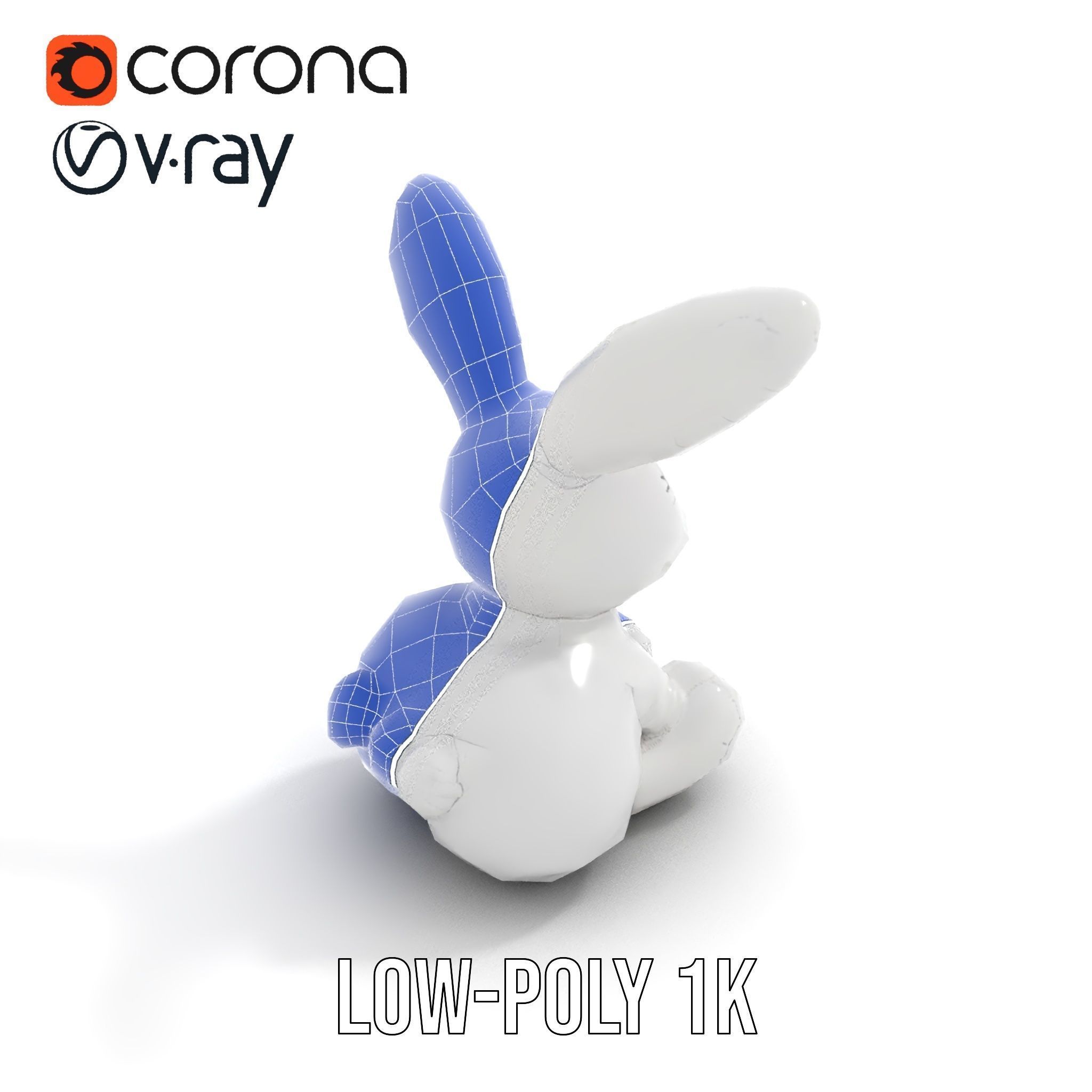 Inflatable Bunny Toy D Model Pack Low-poly 3D model_19