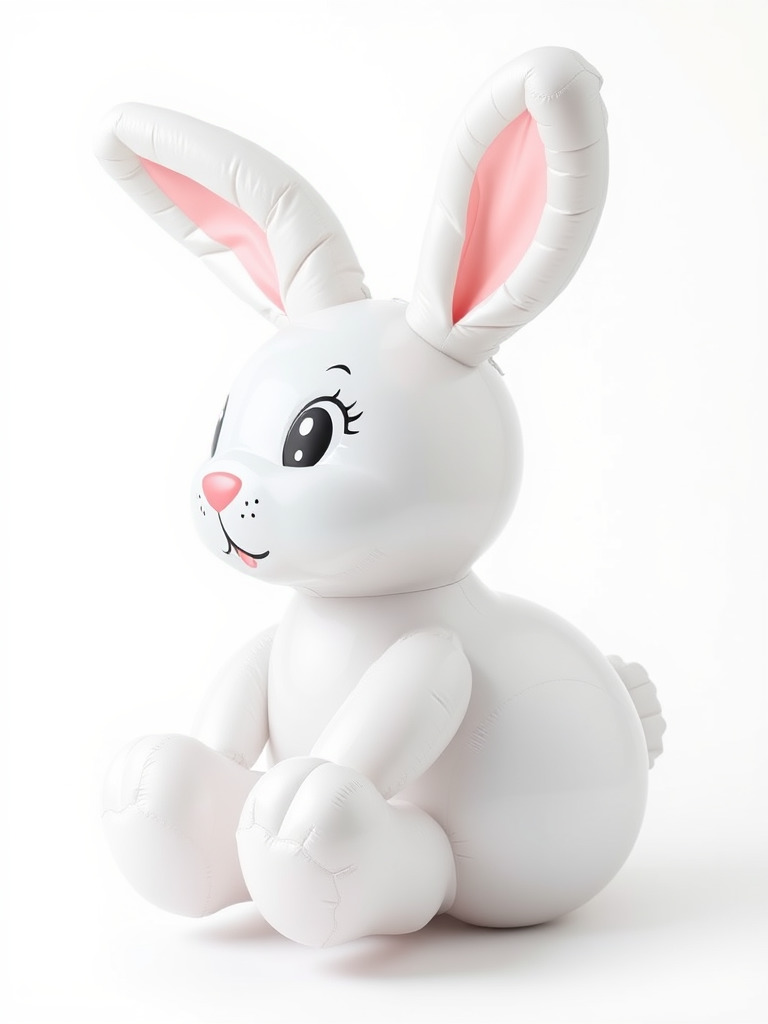Inflatable Bunny Toy D Model Pack Low-poly 3D model_2