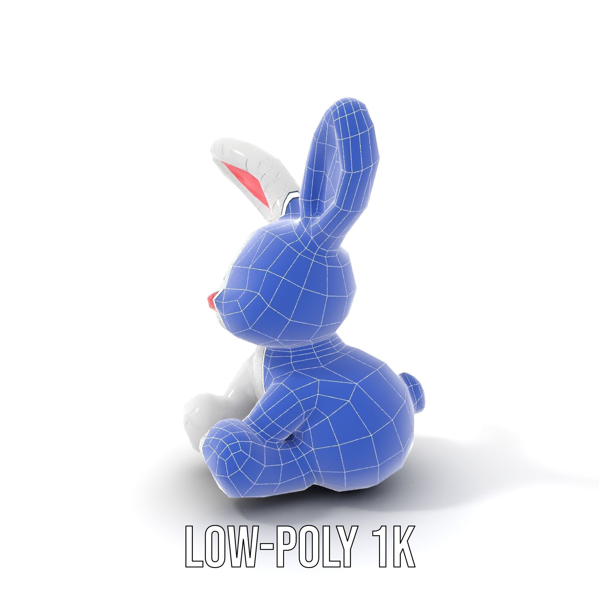 Inflatable Bunny Toy D Model Pack Low-poly 3D model_12