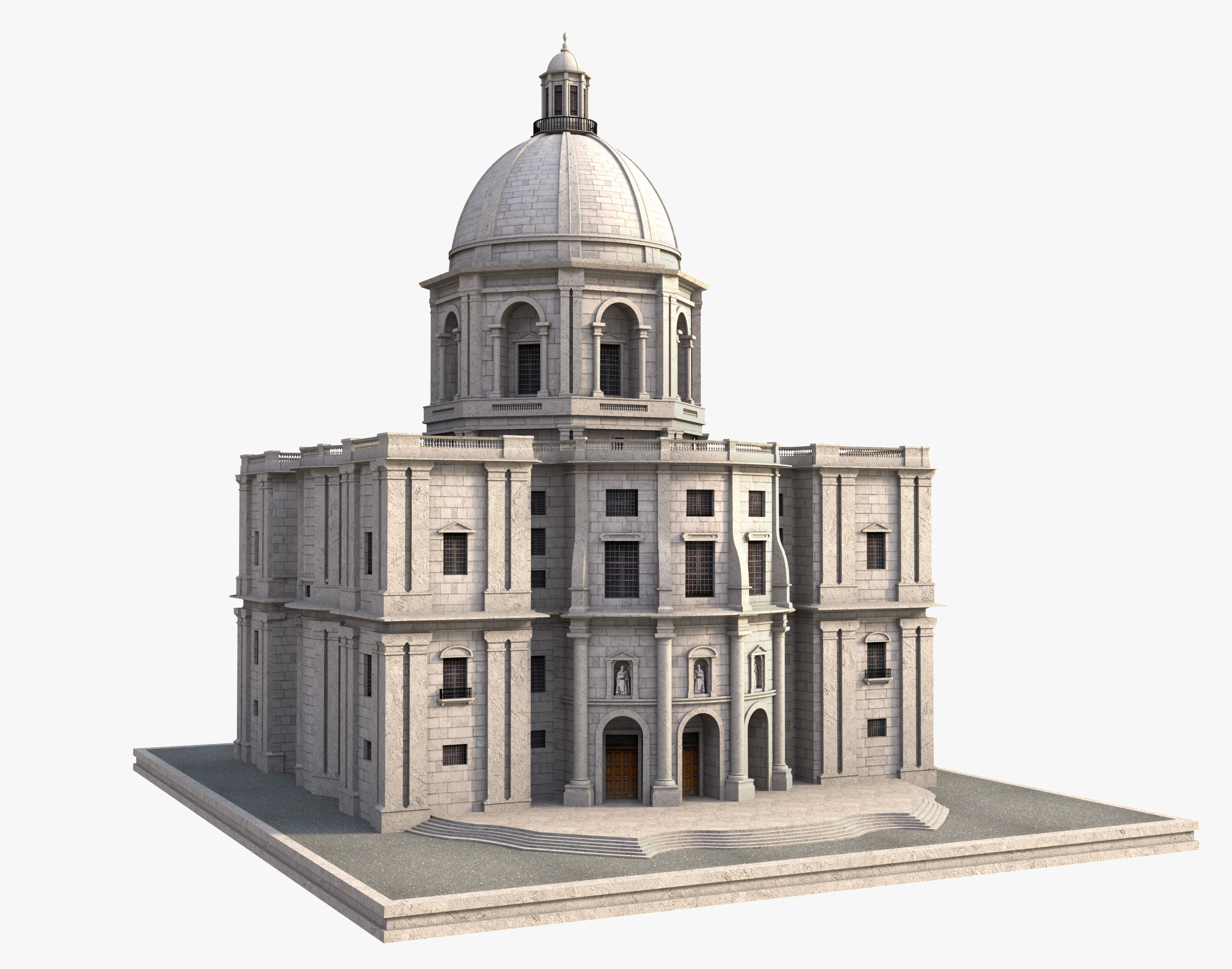 National Pantheon Portugal 3D model