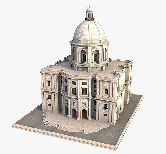 National Pantheon Portugal 3D model
