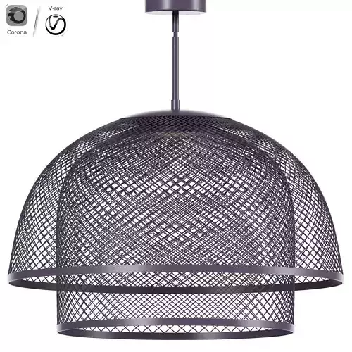 Polished Sculptural Statement Pendants 3D model