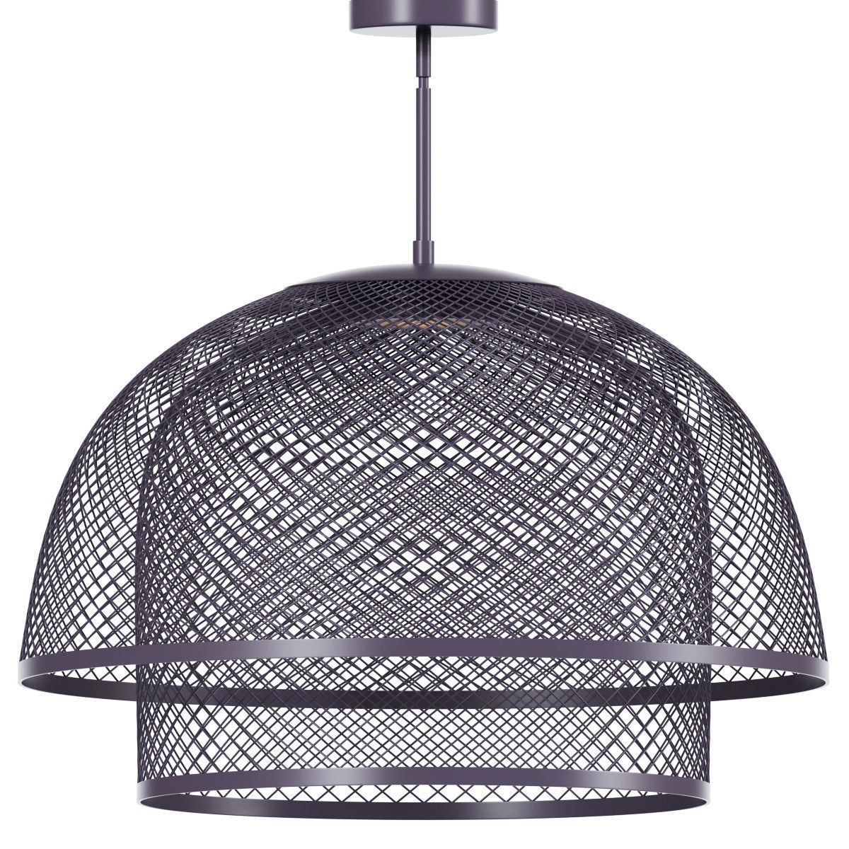 Polished Sculptural Statement Pendants 3D model_1