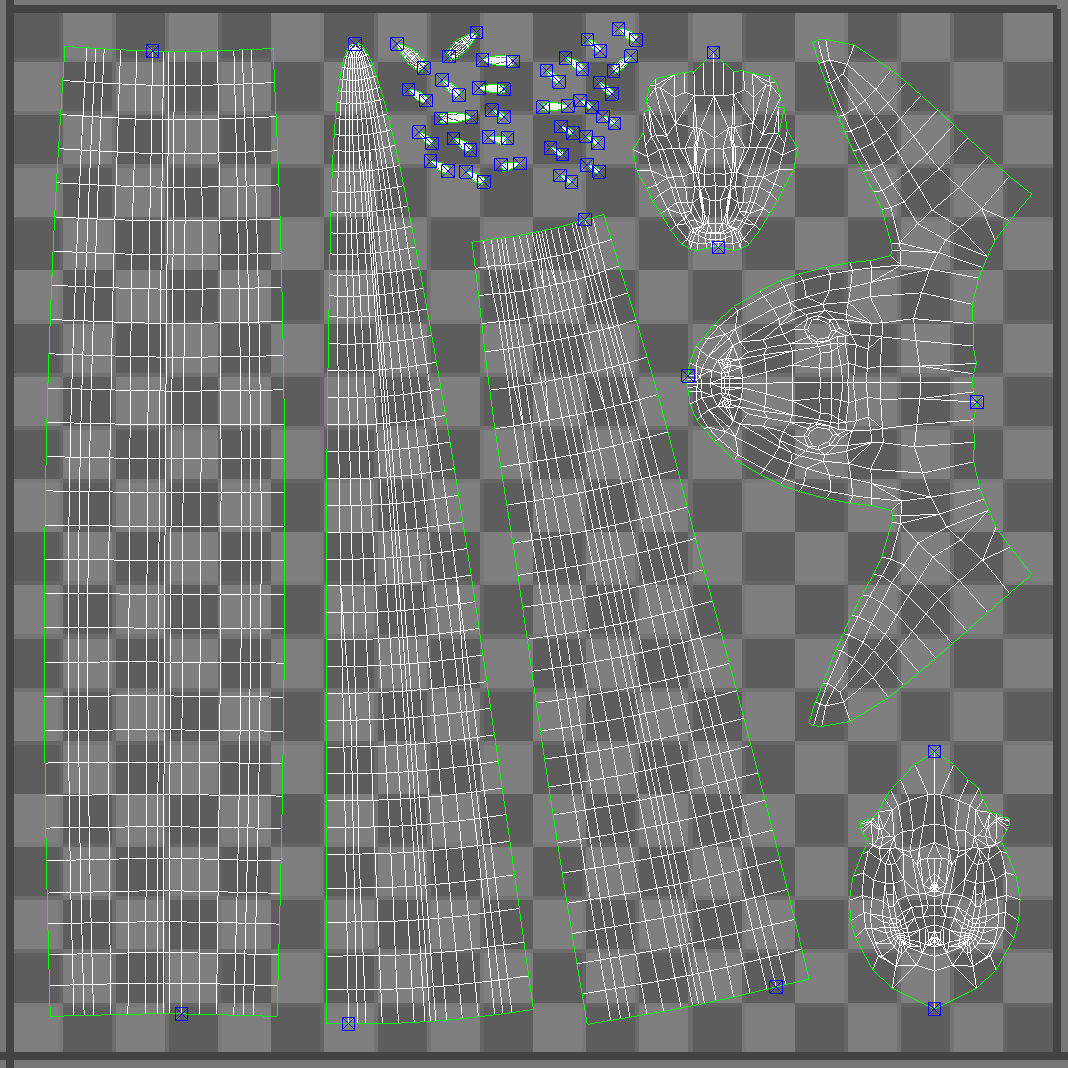 Green Emerald Boa Snake Shape 3D model_10