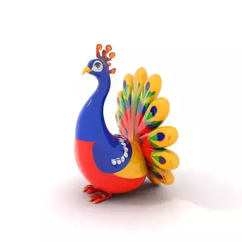 Peacock Inflatable Toy D Model Pack