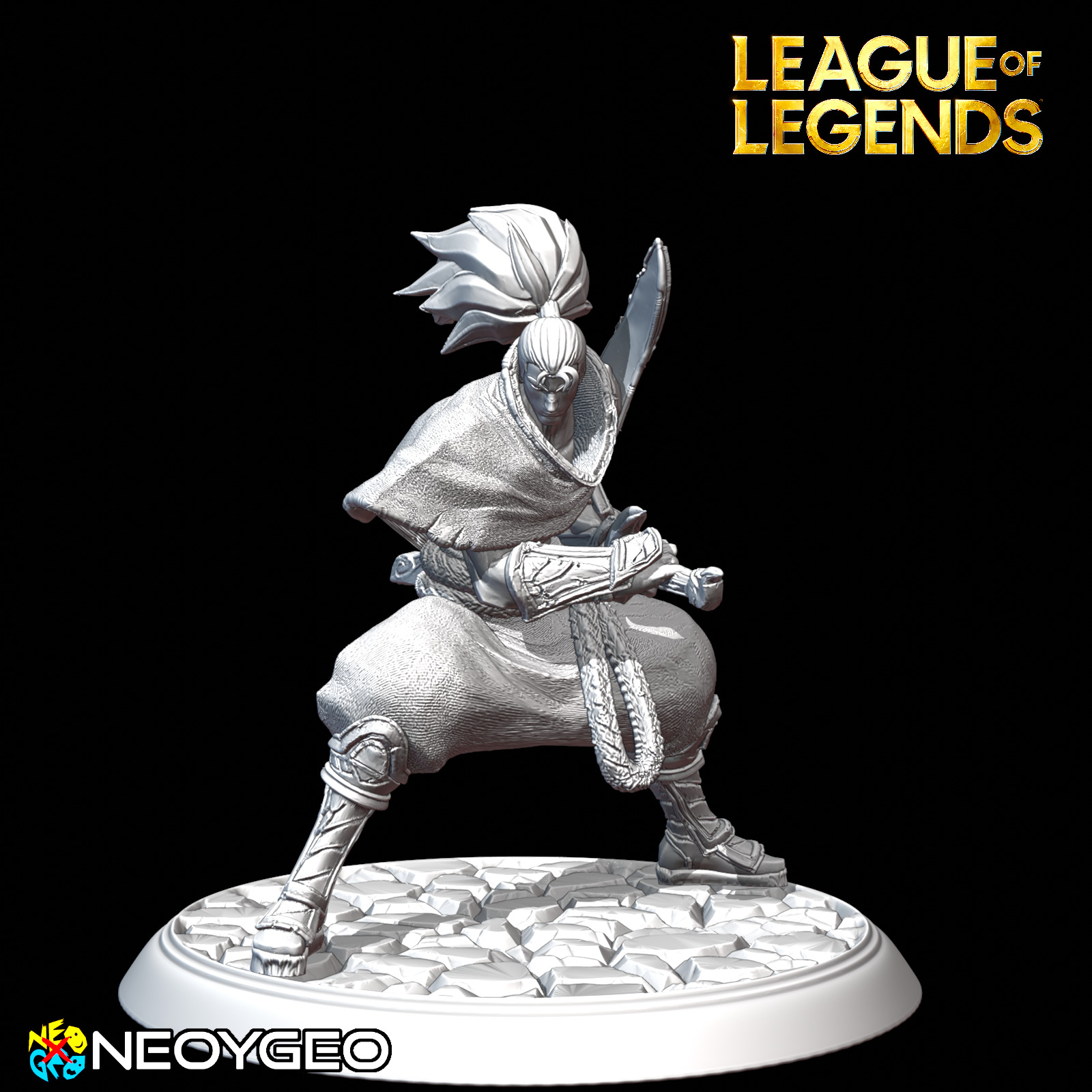 YASUO - LEAGUE OF LEGENDS 3D print model_2