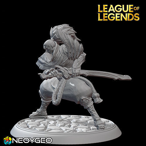 YASUO - LEAGUE OF LEGENDS 3D print model